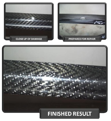 carbon fibre repair